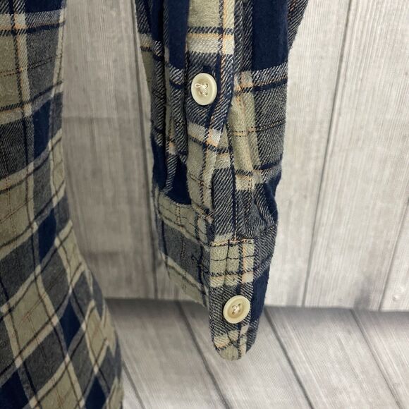 Lucky Brand Men's XL Multicolor Check Long Sleeve Button-Front Flannel Shirt - Picture 4 of 7